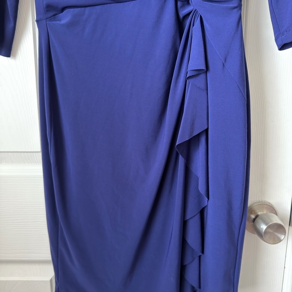 Ralph Lauren Jersey Dress | Ralph Lauren Midi Dress | 10P Petite - Picture 5 of 8